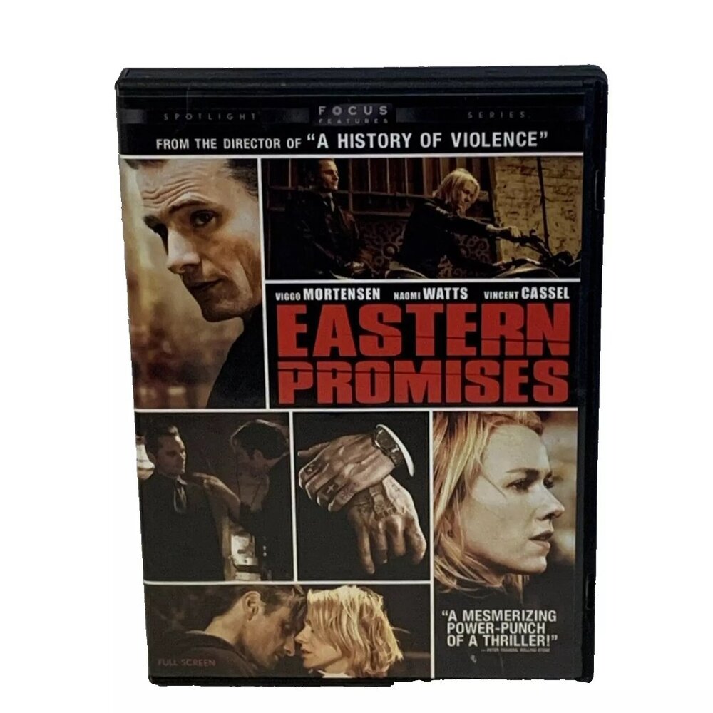 Eastern Promises (DVD, 2007, Full Frame) Viggo Mortensen, Naomi Watts